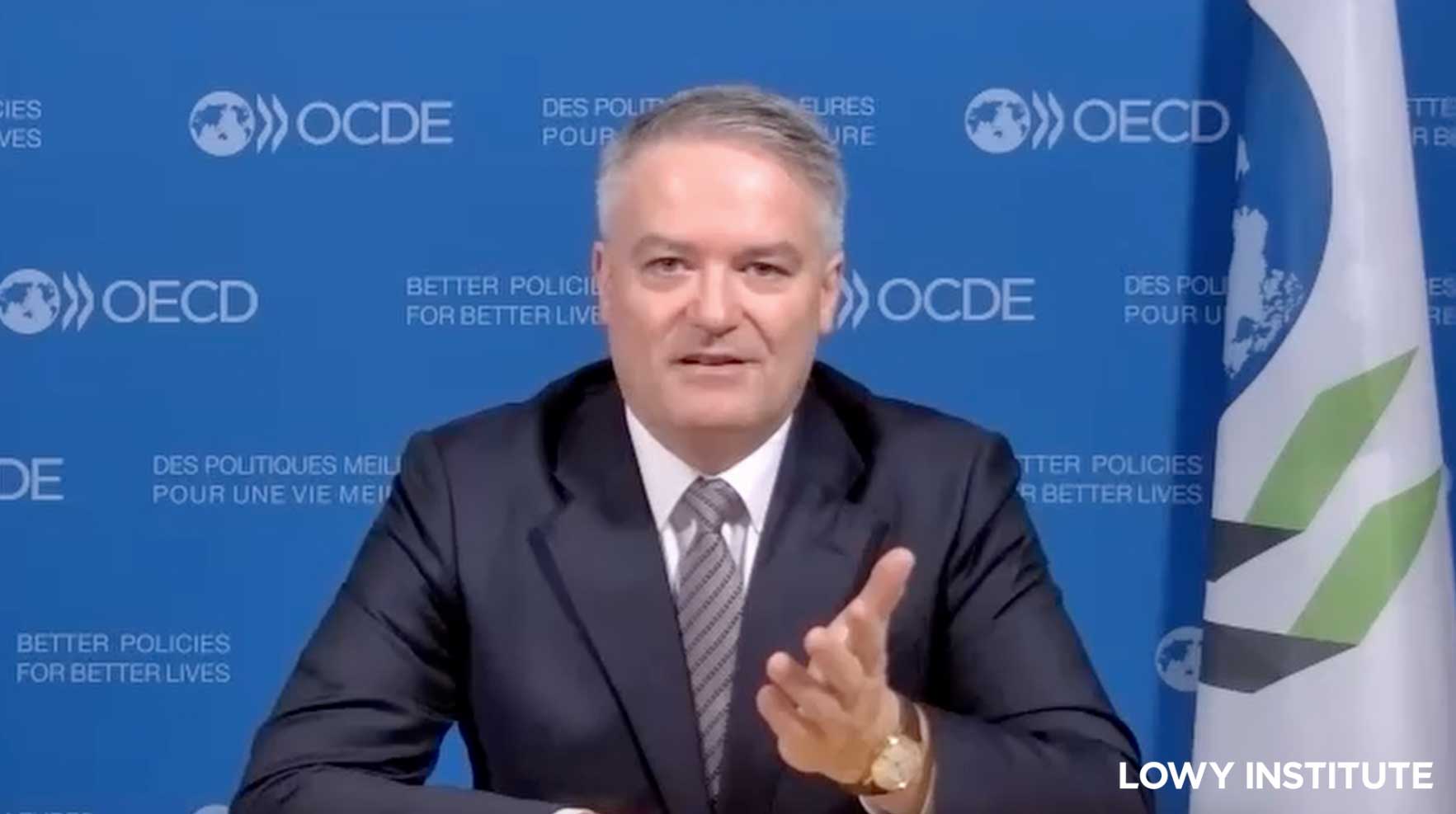 2021 Owen Harries Lecture by Mathias Cormann - screenshot