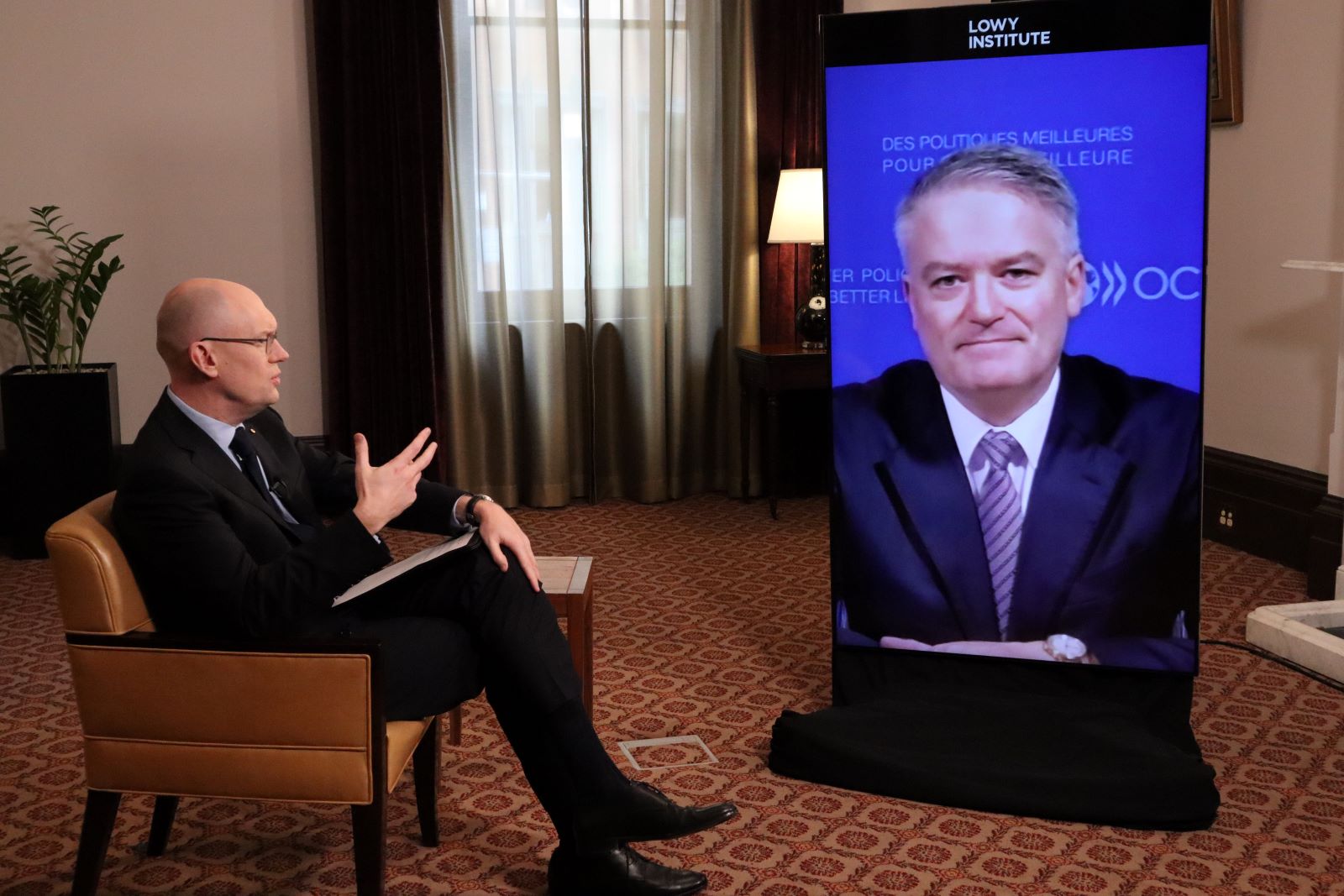 2021 Owen Harries Lecture by Mathias Cormann - interview