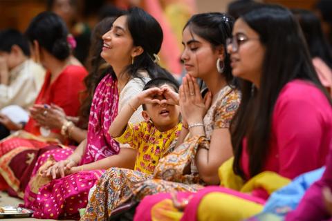 According to the Indian government, more than eight million individuals of Indian origin live in America, Britain, Canada and Australia combined (Leon Neal/Getty Images)