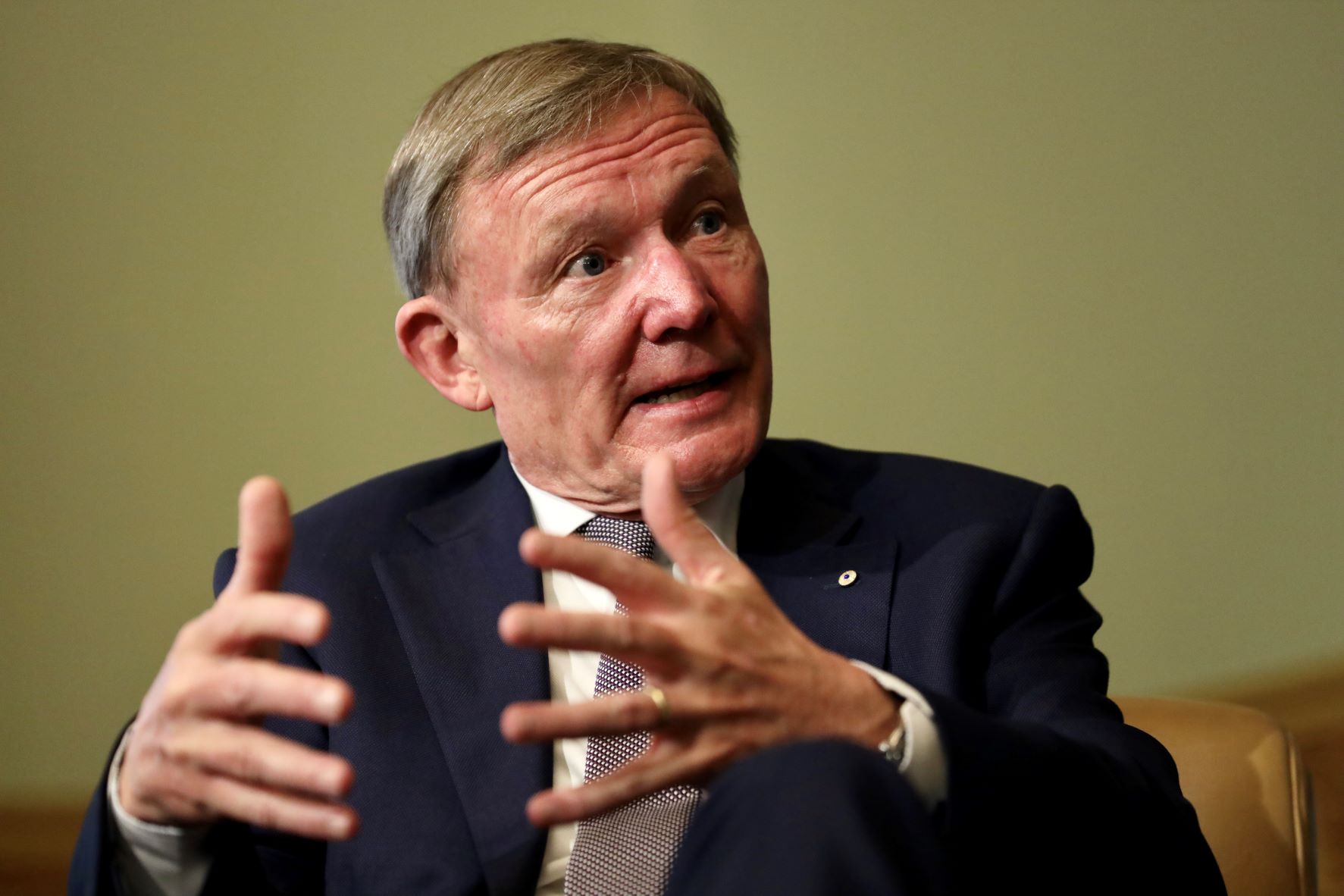 Paul Symon, Director-General of the Australian Secret Intelligence Service, speaks at the Lowy Institute on 10 May 2022