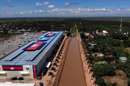 The murky waters of Cambodia’s Funan Techo Canal