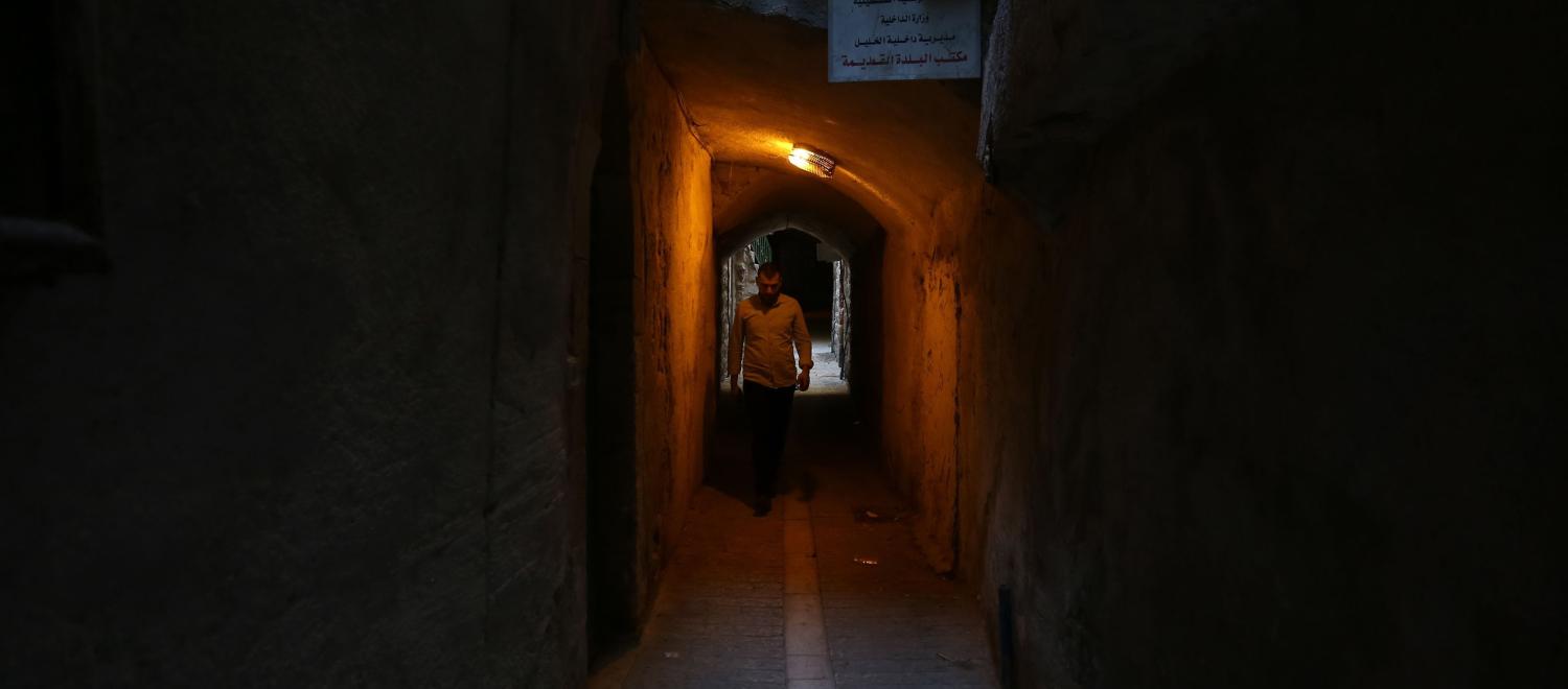 The old streets of Hebron, now designated by UNESCO as a world heritage site (Photo: Issam Rimawi/Anadolu Agency/Getty Images)