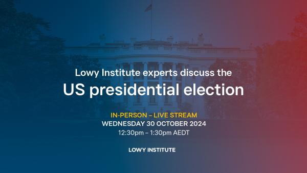 Lowy Institute experts discuss the US presidential election